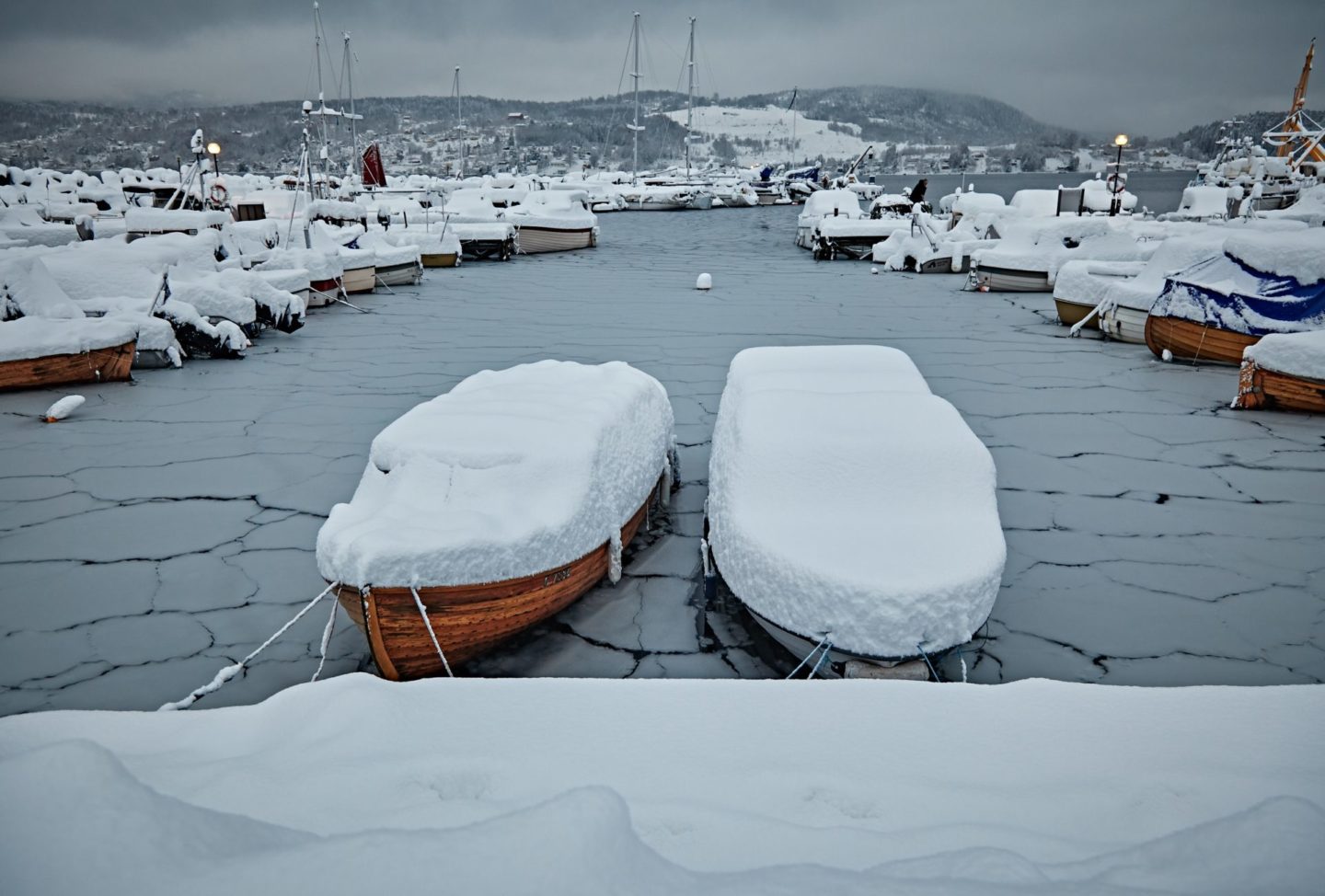 Oppbevar båten din om vinteren